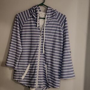 Coral Bay women's zip up Light Jacket Hoodie Medium